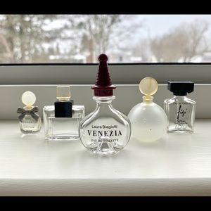 Vintage Mini Perfume Bottles (Lot of 5)
